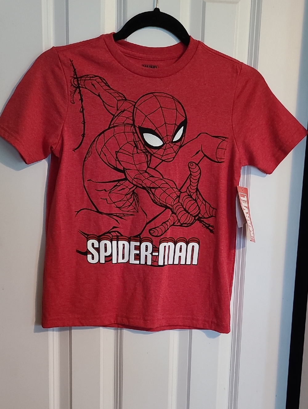 Marvel Red Heather Short Sleeve Tee